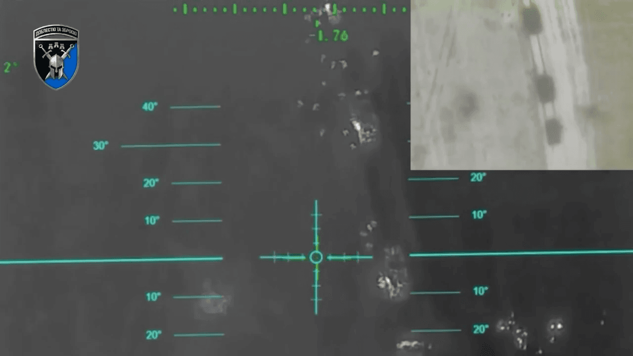 Video thumbnail: Ukrainian Heavy Drone Strikes Russian Assault Troops After Landing