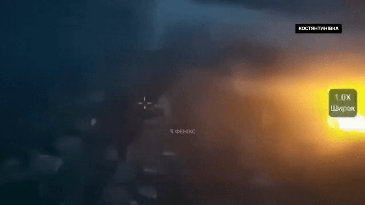 Video thumbnail: Kostiantynivka Under Constant Fire as Russian Strikes Hit the City Again