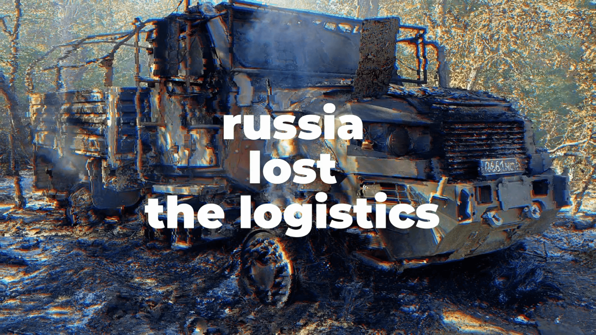 Video thumbnail: Destroying enemy logistics is one of the most important task