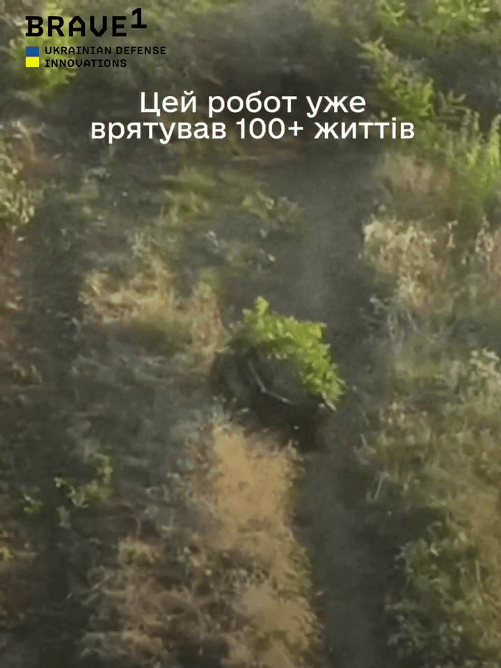 Video thumbnail: Le logisticien robot Volya-E a sauvé une centaine de soldats