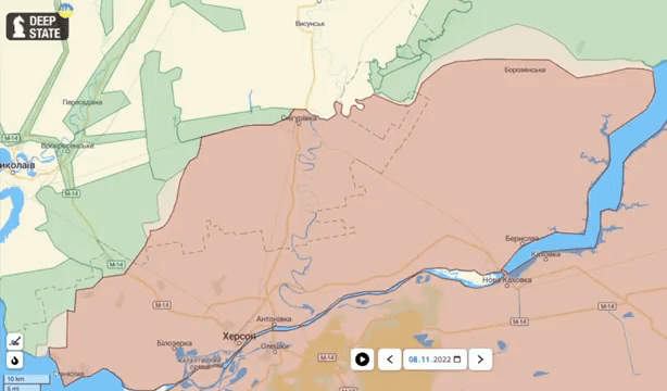 Video thumbnail: The situation in Kherson Oblast looks like this. The Armed F