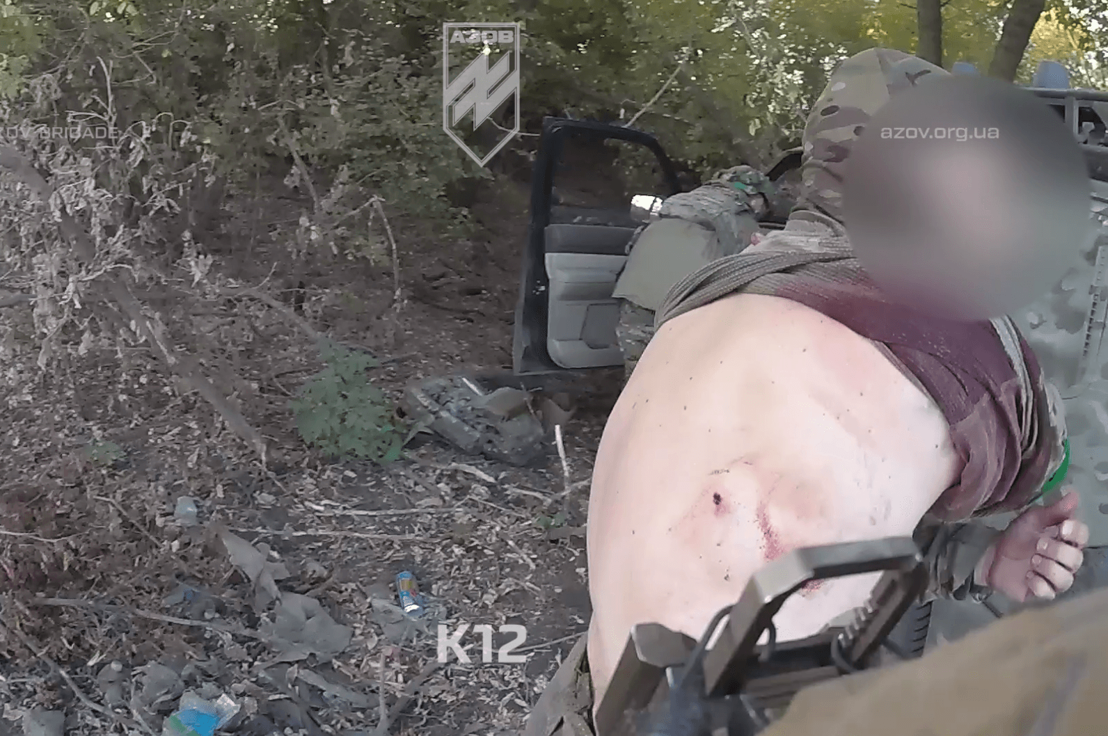 Video thumbnail: Soldiers from K12 were injured by drones and were evacuated 