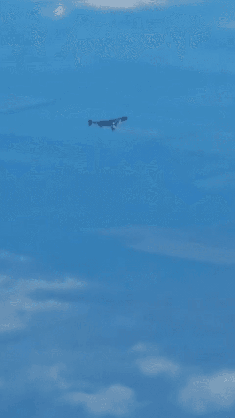 Video thumbnail: Ukrainian Mi-24/8 helicopters shoot down Russian Shahed kami