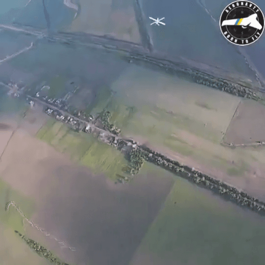 Video thumbnail: Ukrainische FPV fängt russische Kamikaze-Drohne Lancet ab.