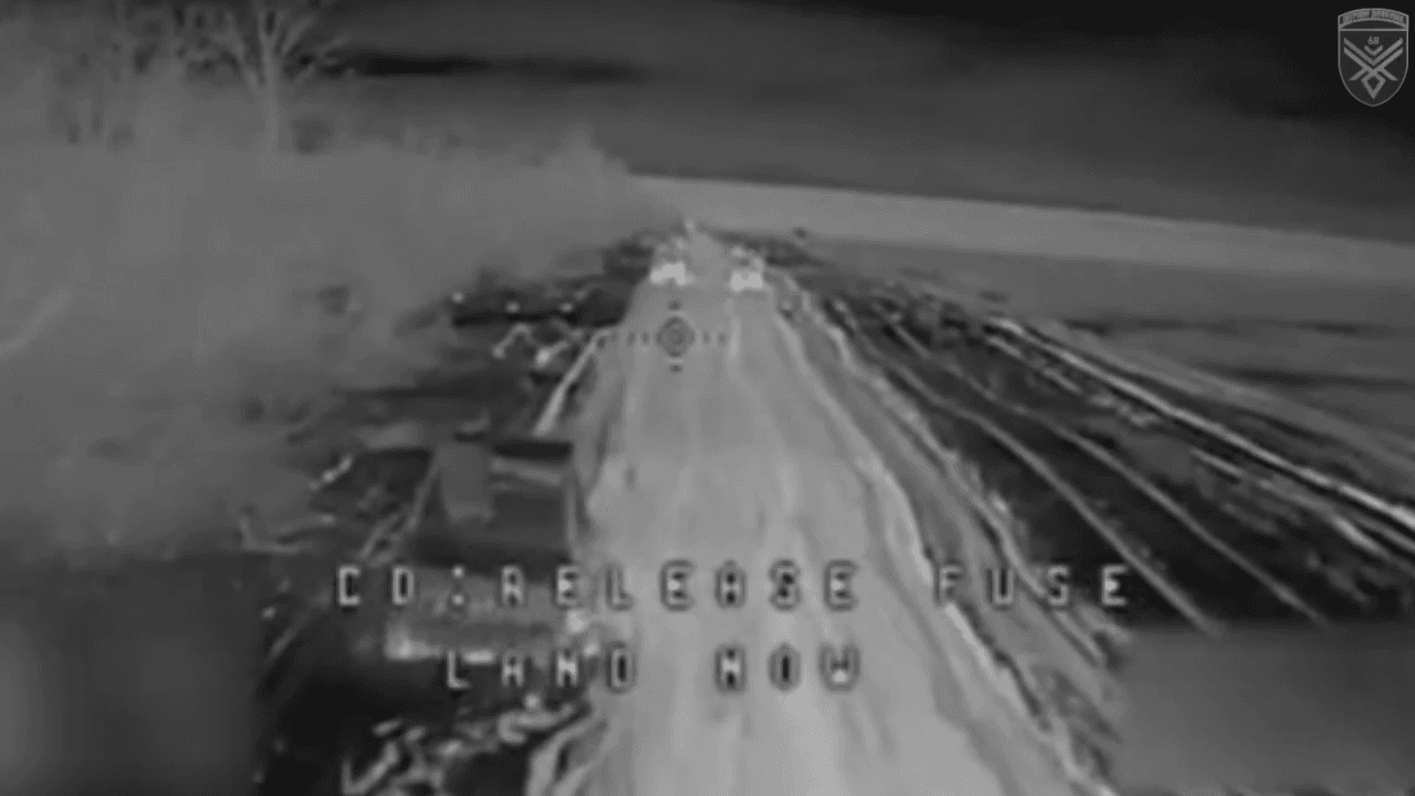 Video thumbnail: Ukrainian FPV Drones Ambush Russian Quad Bike Assault Group Near Pokrovsk