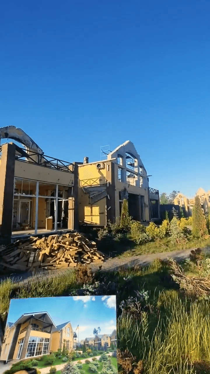 Video thumbnail: Comparison of houses destroyed by the Russian invaders in Bo