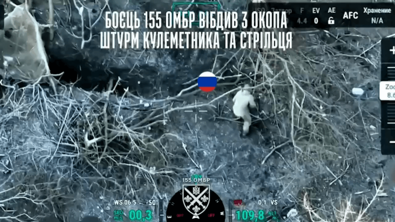 Video thumbnail: El "Titán" ucraniano repele un asalto ruso cerca de Pokrovsk
