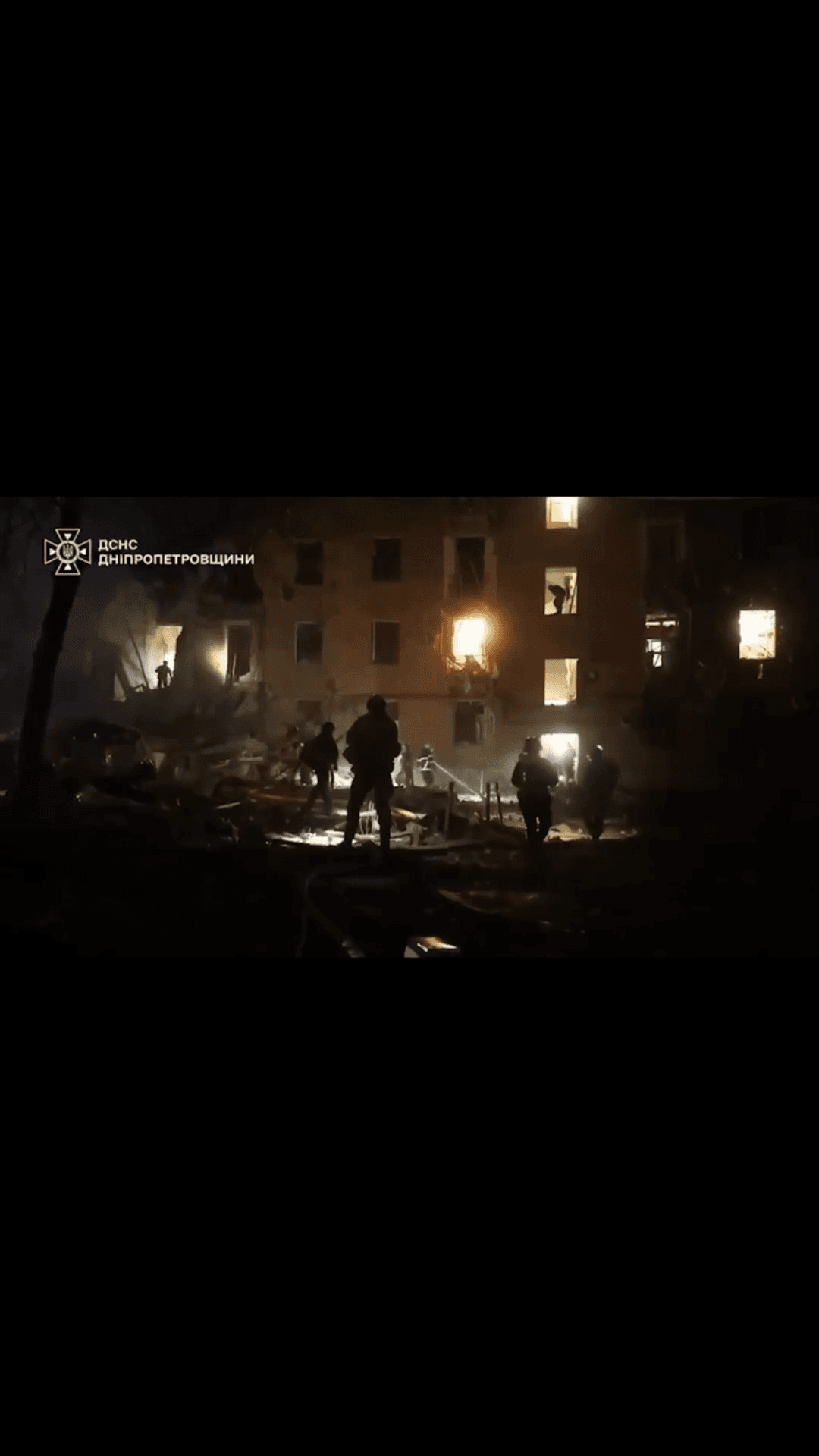 Video thumbnail: Dnipro Under Russian Fire: Strike Also Hits a Gas Station