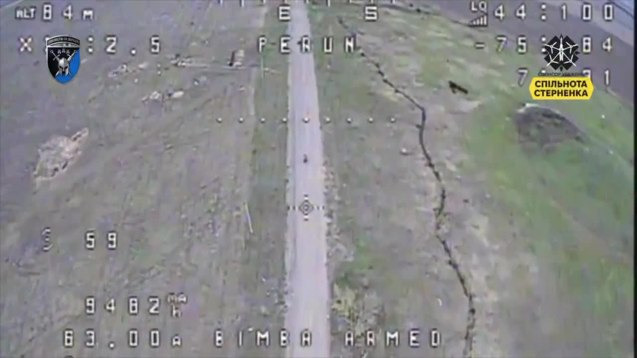Video thumbnail: Ukrainian 42nd Brigade Stops Enemy Motorcycle Assault