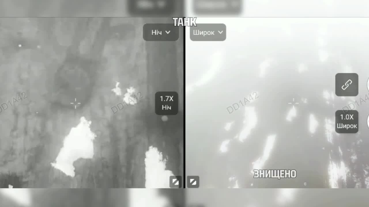 Video thumbnail: Grupo de Lasar da Guarda Nacional da Ucrânia repeliu assaltos em dois eixos e queimou tanques inimigos