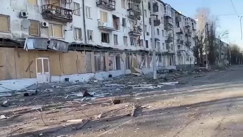 Video thumbnail: So sieht ein Teil von Perekopska jetzt aus, — berichten soziale Medien.