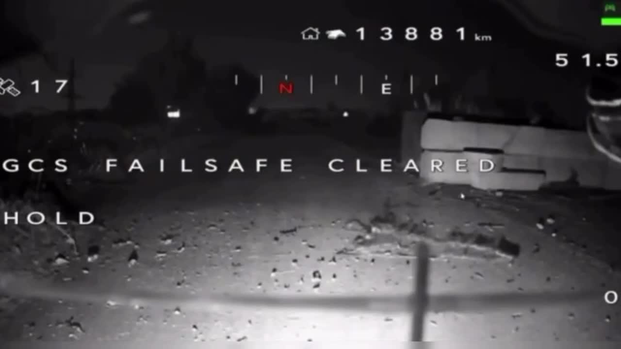 Video thumbnail: Ukrainian UGVs use net launchers to stop Russian FPV drones in Donbas