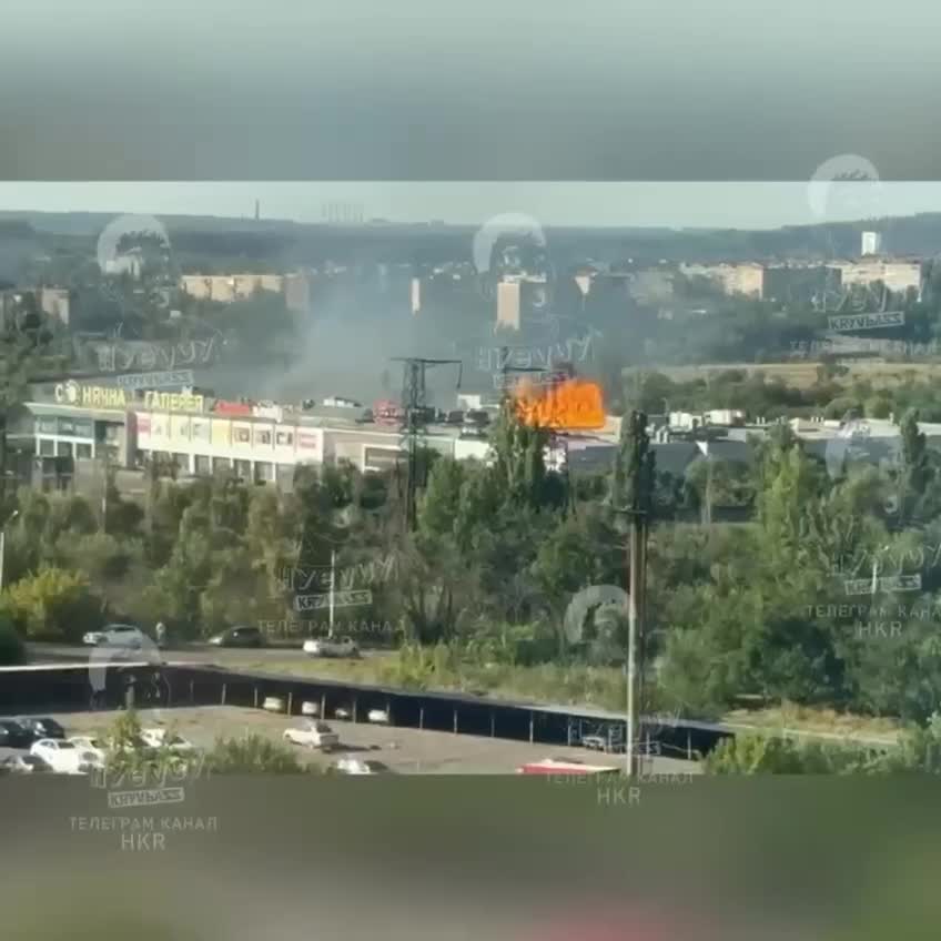 Video thumbnail: Russian drone strikes shopping mall in Kryvyi Rih, killing two and injuring at least 12
