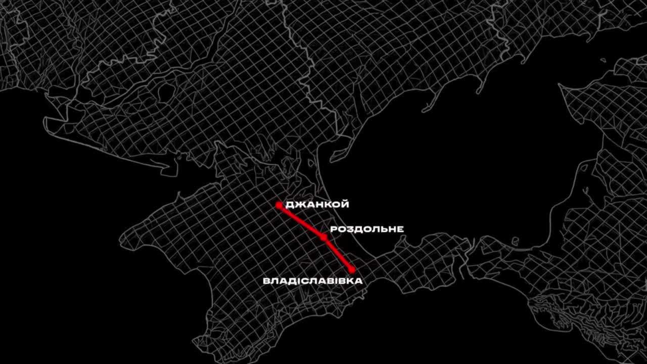 Video thumbnail: SSO Drones Destroy Railway Bridge Over North Crimean Canal and Strike Repair Equipment in Crimea