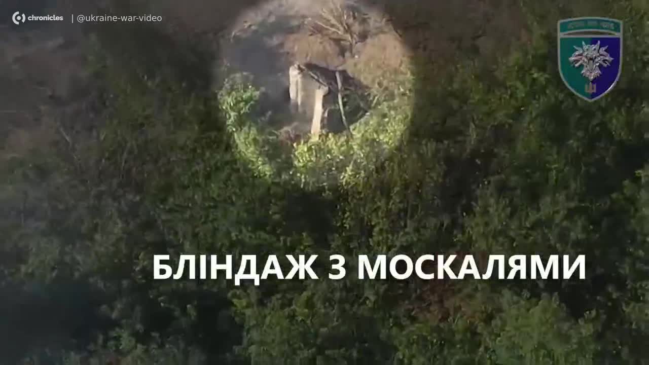 Video thumbnail: 🔥 A Ukrainian warrior destroys an enemy dugout at point-bla