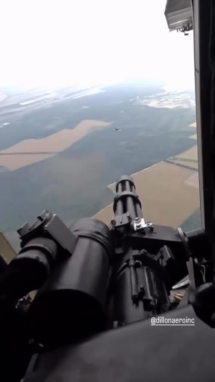 Video thumbnail: Ukrainian An-28 crew shoots down Russian Gerbera-2 drone with Minigun
