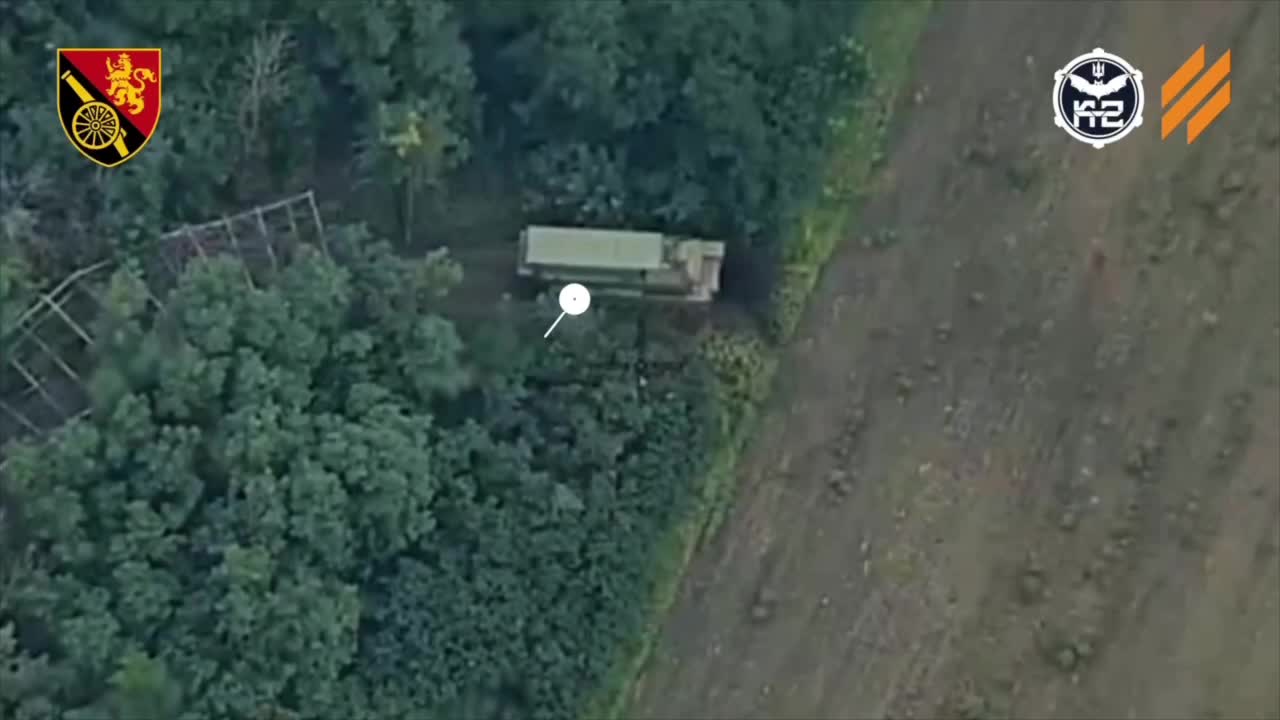 Video thumbnail: HIMARS strike destroys Russian Buk launcher-loader and damages firing unit