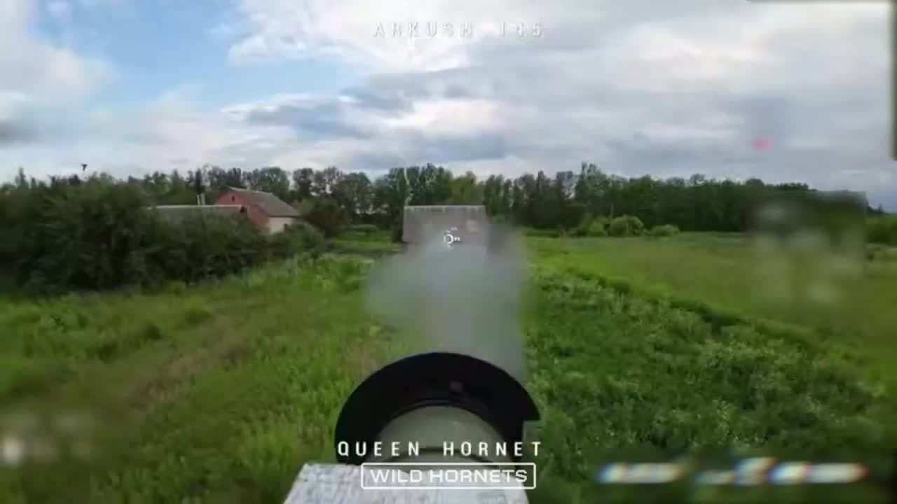 Video thumbnail: Ukrainian Drone Equipped With Grenade Launcher Used in Rare Combat Footage