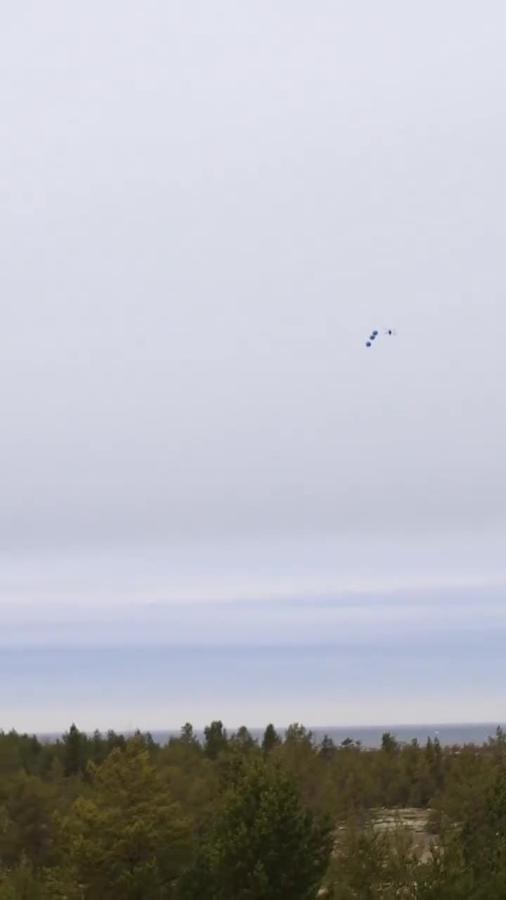 Video thumbnail: Unidades de defensa aérea finlandesas entrenan para enfrentar drones con armas ligeras
