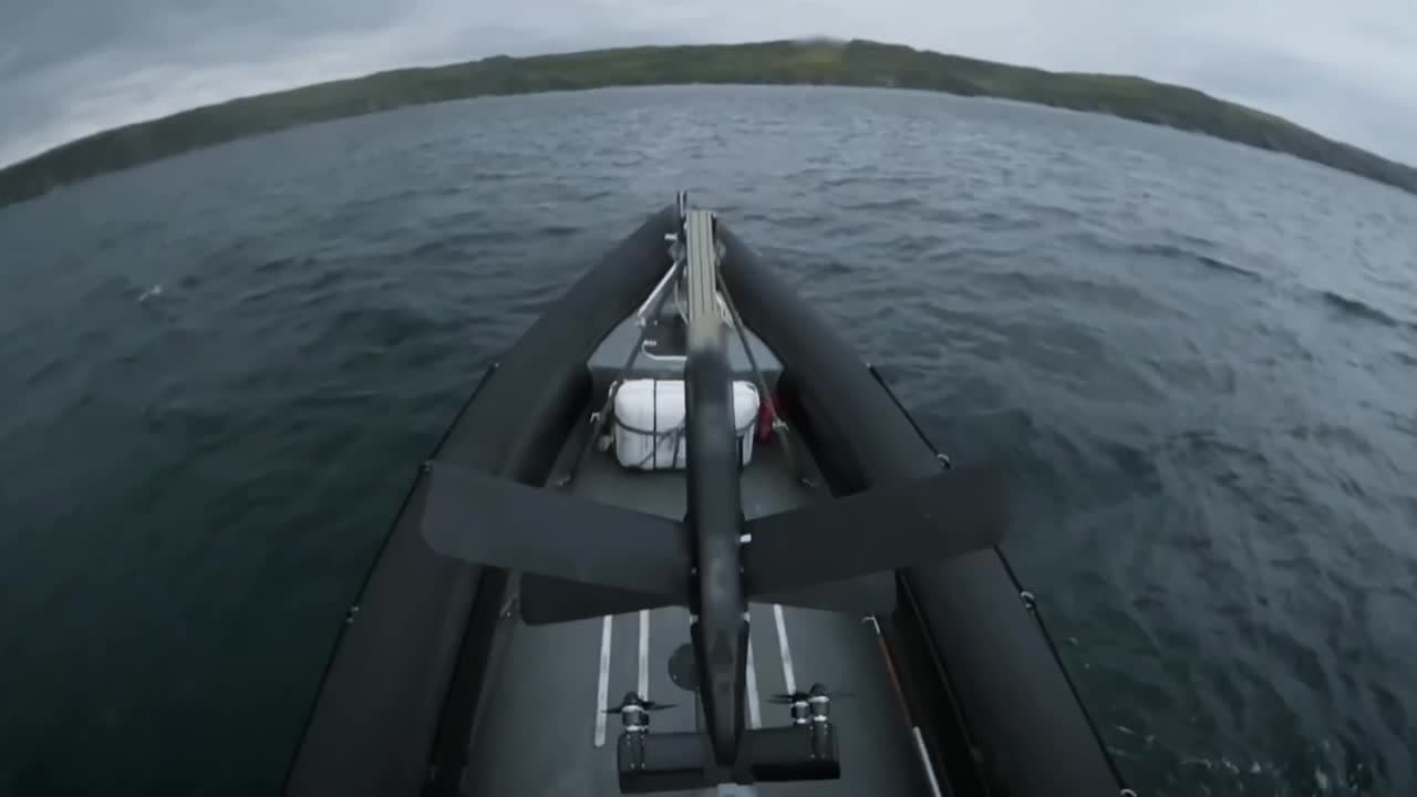 Video thumbnail: Démonstration de lancement maritime du drone HX-2